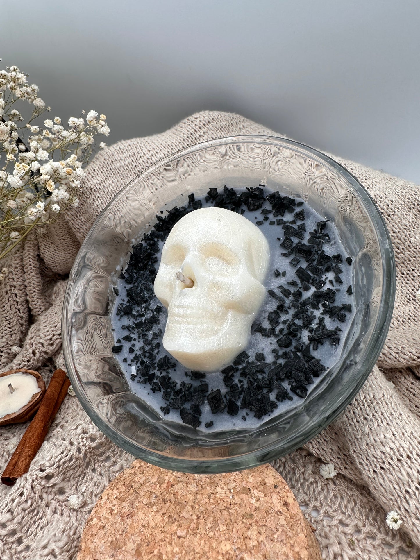 Killer Latte-Skull Candle