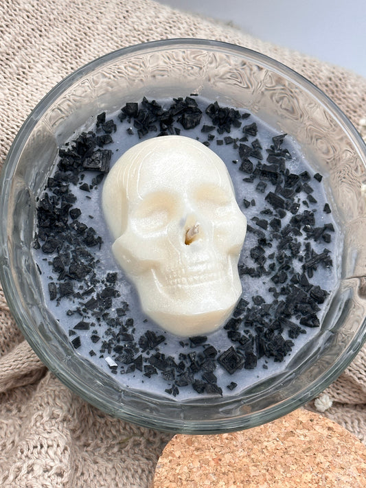 Killer Latte-Skull Candle