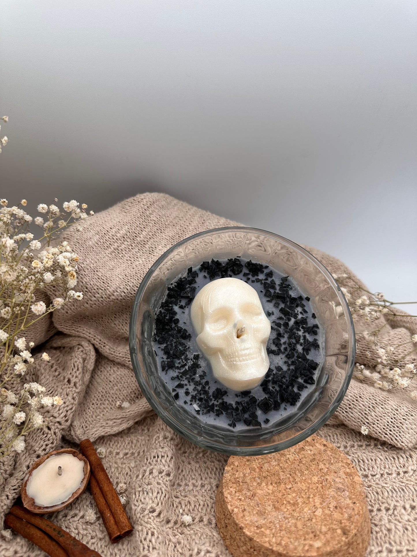 Killer Latte-Skull Candle